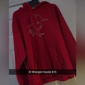 Wrangler Red Graphic Hoodie